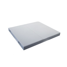 Крыша для 10-ти рамочного улья пенополистирол низкий крашеный с пластиком (серый)