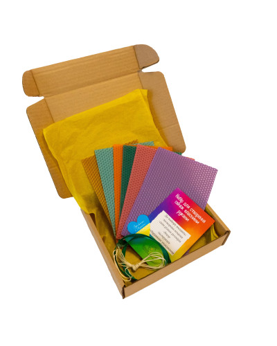 Набір для створення свічок з вощини міні (6 штук)