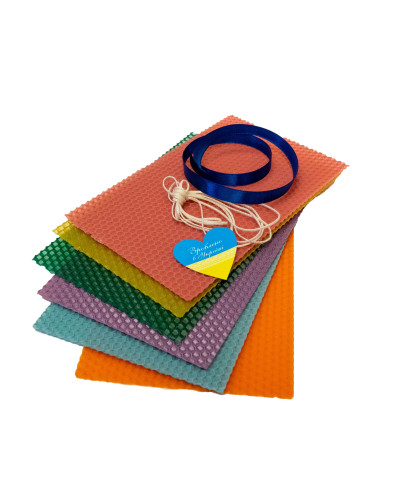 Набір для створення свічок з вощини міні (6 штук)