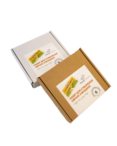 Набір для створення свічок з вощини міні (6 штук)