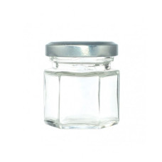 Баночка 50мл з кришкою (шестикутна)