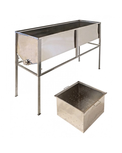 Стіл для розпечатування стільників 1,5м. клапан пластиковий