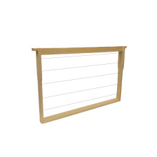 Рамка для вулика Дадан 435x300мм зібрана (5 дротів)