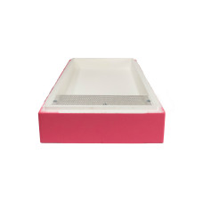 Годівниця корпусна пінополістирол Дадан 6 рамок фарбована без верх. пласт. (рожев.) 3,5 л