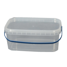  Відро пластикове 3,1л. прямокутне (прозоре)