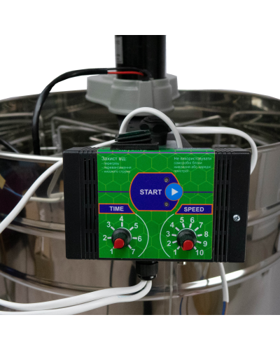 Медогонка 4-касетна поворотна ⌀600мм Lyson з електроприводом Pulse 12В, механічний