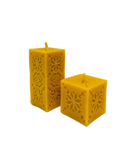 Свічка з воску "Набір кубів із зіркою"