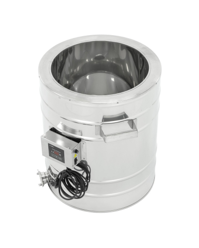 Відстійник 100 л 230В з плащем гріючим, конусоподібне дно – PREMIUM