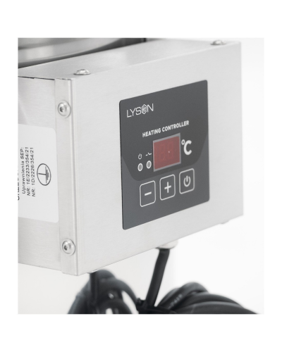 Відстійник 100 л 230В з плащем гріючим, конусоподібне дно – PREMIUM