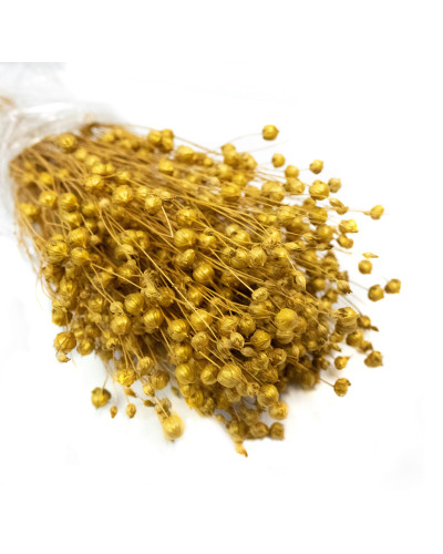 Льон фарбований (золотий +-50 г)