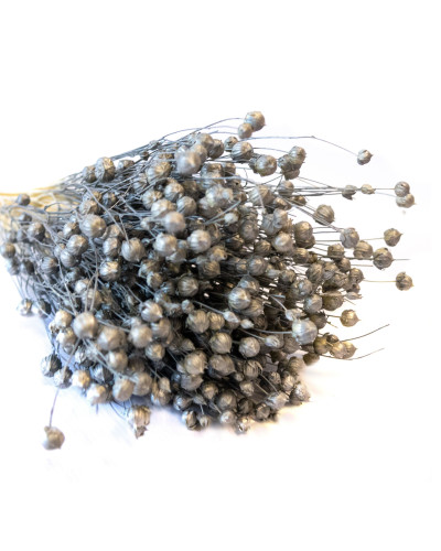 Льон фарбований (срібний +-50 г)