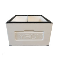 Корпус вулика на 12 рамок Дадан Lyson пінополістирольний нефарбований ділений 5-6 рамок