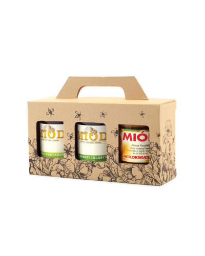 Коробка на 3 банки 315мл. (1 шт) (принт)