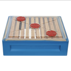 Стеля до вулика на 10 рамок панорамна з термометром та 3 отворами для вентиляції