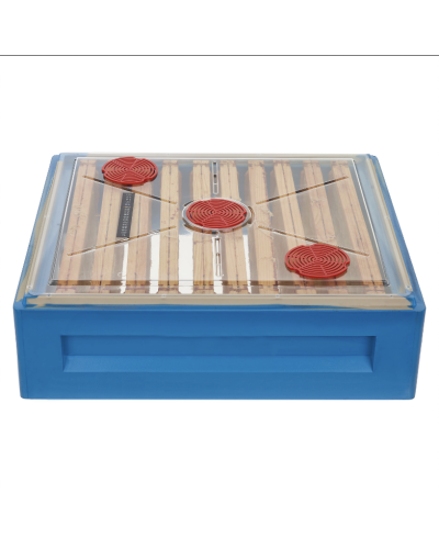 Стеля до вулика на 10 рамок панорамна з термометром та 3 отворами для вентиляції