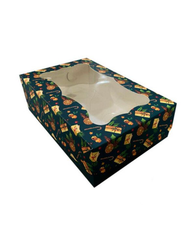 Подарочная упаковка (большая, наполнитель + лента)