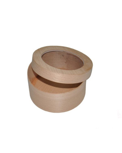 Подарочная упаковка "Тубус 120*60 с прозрачной крышкой" 