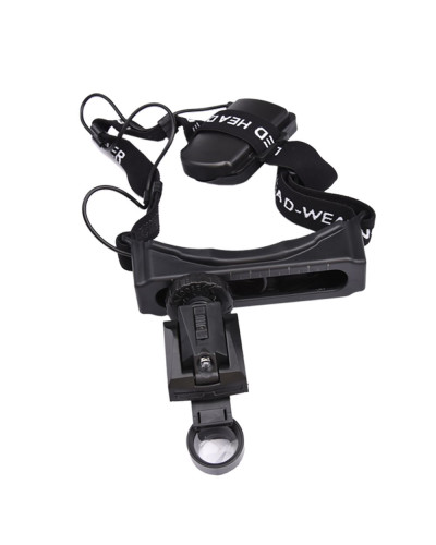 Лупа пасічна, бінокуляр з підсвіткою та фіксацією на голову