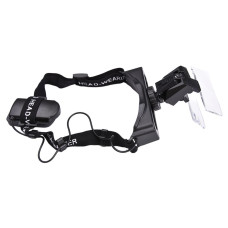 Бінокуляр, лупа пасічна з підсвіткою та фіксацією на голову