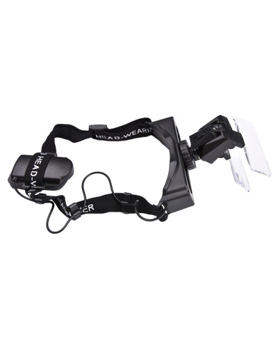 Лупа пасічна, бінокуляр з підсвіткою та фіксацією на голову