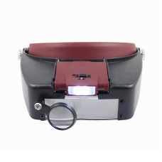 Бінокуляр, лупа пасічна з підсвіткою та фіксацією на голову