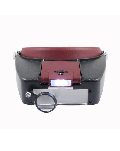 Бінокуляр, лупа пасічна з підсвіткою та фіксацією на голову