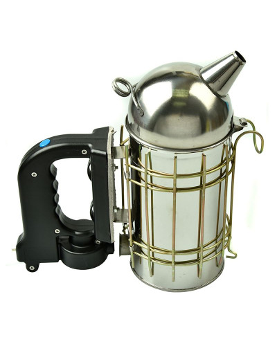 Димар пасічний електричний 26 см з огорожею (нержавійка)