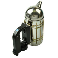 Димар пасічний електричний 26 см з огорожею (нержавійка)