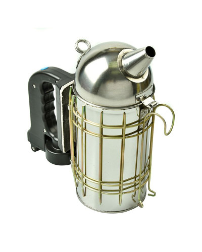 Димар пасічний електричний 26 см з огорожею (нержавійка)