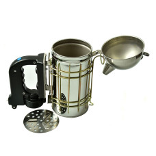 Димар пасічний електричний 26 см з огорожею (нержавійка)