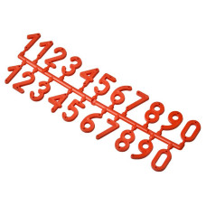 Номерки на вулики пластикові 1 уп.