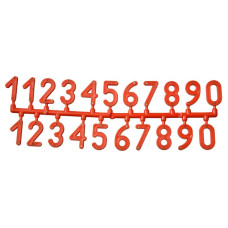 Номерки на вулики пластикові 1 уп.