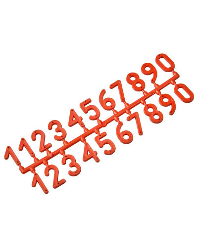 Пластикові номерки на вулики 1 уп.