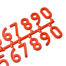 Номерки на вулики пластикові 1 уп.