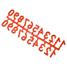 Номерки на вулики пластикові 1 уп.