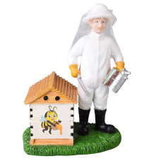Статуетка-сувенір "Пасічник з димарем"