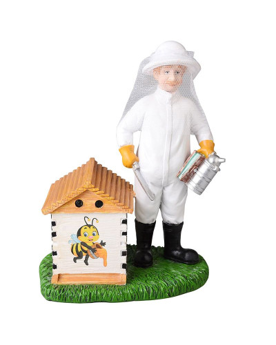 Статуетка-сувенір "Пасічник з димарем"