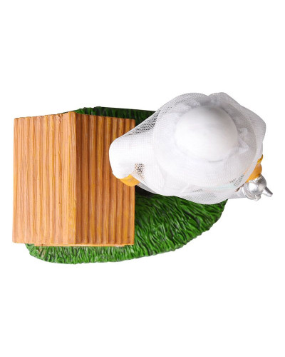 Статуетка-сувенір "Пасічник з димарем"