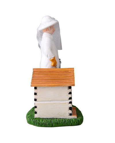 Статуетка-сувенір "Пасічник з димарем"