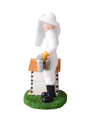 Статуетка-сувенір "Пасічник з димарем"