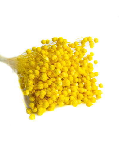 Льон фарбований (жовтий ~ 50 г)