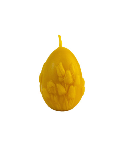 Свеча из воска "Яйцо тюльпаны"