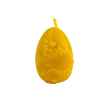 Свічка з воску "Яйце соняшник"