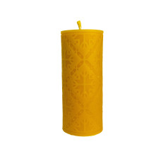 Свічка з воску "Ролик Київщина 11 см"