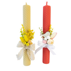 Свеча из вощины "Пасхальная 26 см"