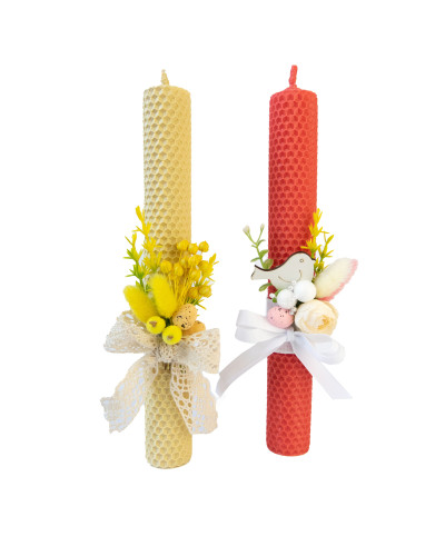 Свеча из вощины "Пасхальная 26 см"