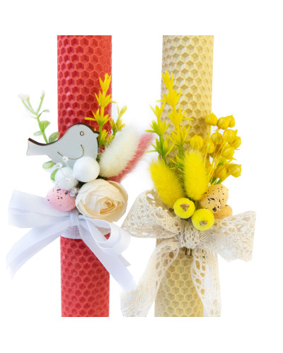 Свеча из вощины "Пасхальная 26 см"