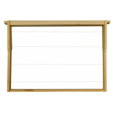 Рамка для вулика Дадан 435x300мм. зібрана (без пазу)