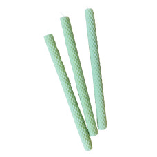 Набор столовых свечей из вощины 3 шт (асорт.)