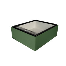 Годівниця корпусна для 10-ти рамкового вулика Дадан, Лангстрот (Рута), Lyson пінополістирольн зелена